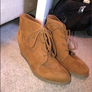 SOLD Madden Girl Lace Up Booties